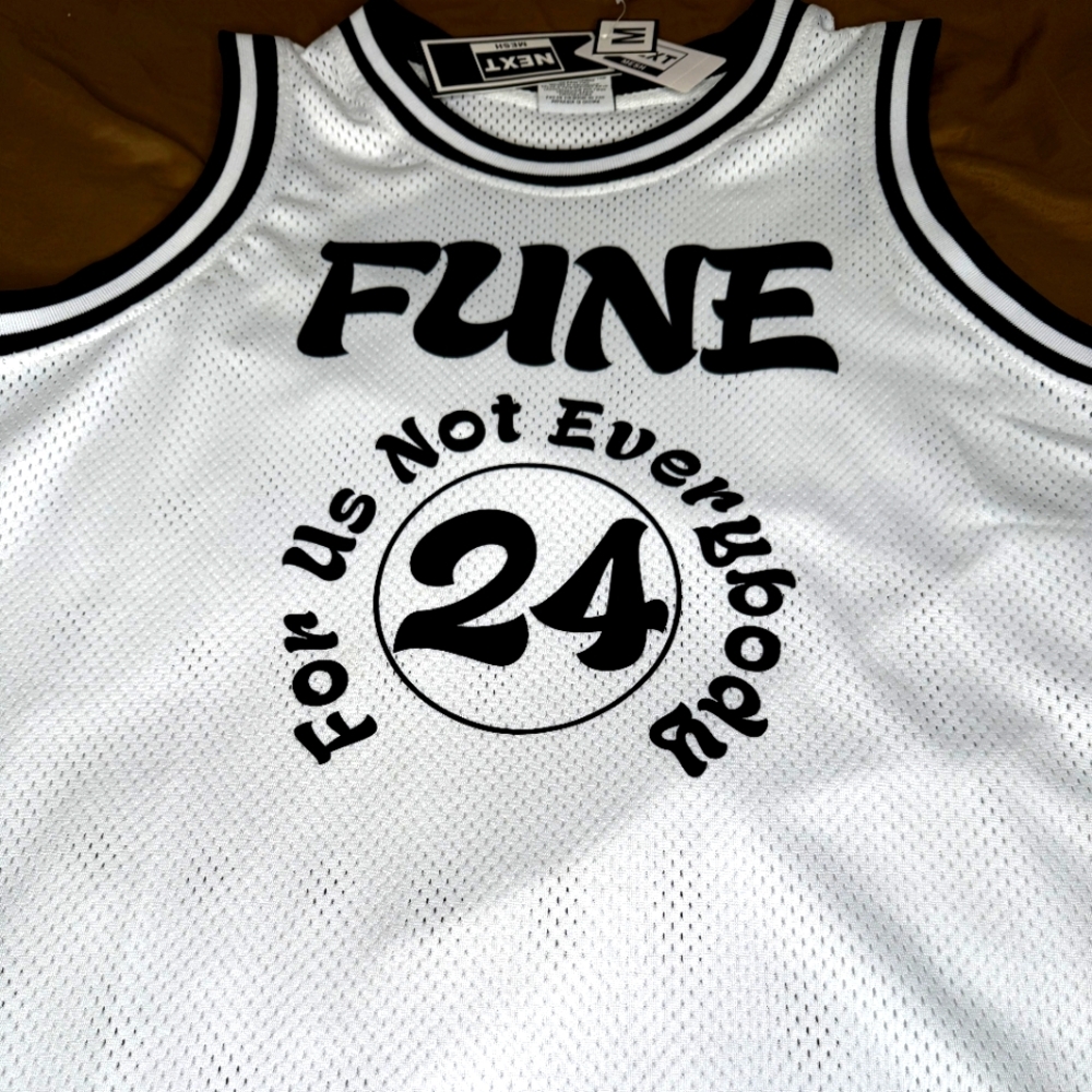 NWT F.U.N.E BASKETBALL JERSEY